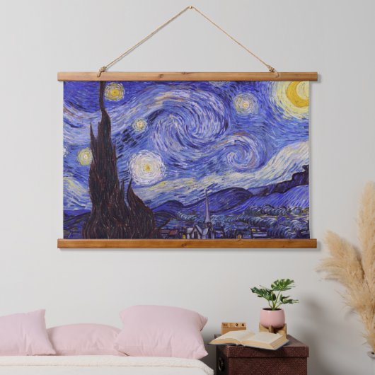 Vincent Van Gogh Sterrennacht  Fine Art Hangend Wandkleed (Slaapkamer)
