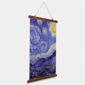 Vincent Van Gogh Sterrennacht Fine Art Hangend Wandkleed (Gebogen)