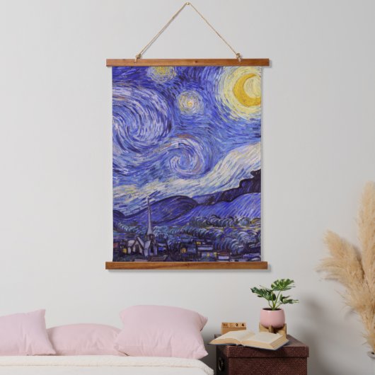 Vincent Van Gogh Sterrennacht  Fine Art Hangend Wandkleed (Slaapkamer)