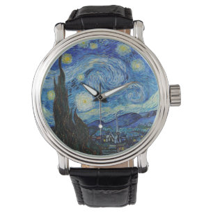 Vincent Van Gogh Sterrennacht  Fine Art Horloge
