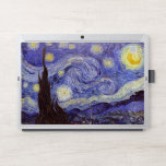 Vincent Van Gogh Sterrennacht  Fine Art HP Laptopsticker<br><div class="desc">Vincent van Gogh Sterrennacht Fine Art Painting Sterrennacht is een schilderij van de Nederlandse postpressionist Vincent van Gogh. De blauwe nachtelijke hemel is gevuld met ronddraaiende wolken, sterren en een heldere halve maan. De Sterrennacht is de enige nocturne in de reeks uitzichten uit zijn slaapkamerraam. Beweging: Post-Impressionisme. Prachtige artistieke decoratieve...</div>