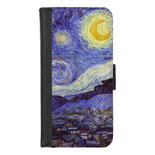 Vincent Van Gogh Sterrennacht  Fine Art iPhone 8/7 Portemonnee Hoesje