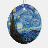 Vincent Van Gogh Sterrennacht  Fine Art Keramisch Ornament (Links)