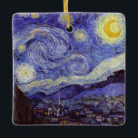 Vincent Van Gogh Sterrennacht  Fine Art Keramisch Ornament<br><div class="desc">Vincent van Gogh Sterrennacht Fine Art Painting Sterrennacht is een schilderij van de Nederlandse postpressionist Vincent van Gogh. De blauwe nachtelijke hemel is gevuld met ronddraaiende wolken, sterren en een heldere halve maan. De Sterrennacht is de enige nocturne in de reeks uitzichten uit zijn slaapkamerraam. Beweging: Post-Impressionisme. Prachtige artistieke decoratieve...</div>