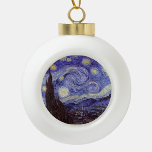Vincent Van Gogh Sterrennacht  Fine Art Keramische Bal Ornament