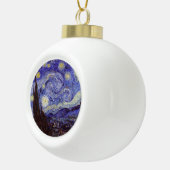 Vincent Van Gogh Sterrennacht  Fine Art Keramische Bal Ornament (Rechts)