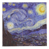 Vincent Van Gogh Sterrennacht  Fine Art Kubus (Voorkant)