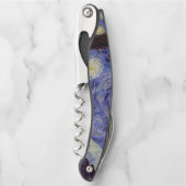 Vincent Van Gogh Sterrennacht  Fine Art Kurkentrekker (Voorkant)