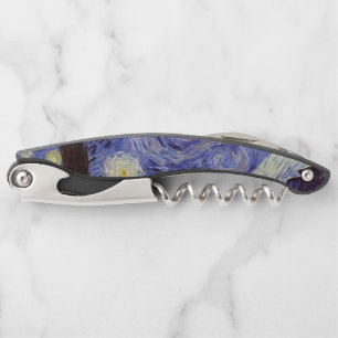 Vincent Van Gogh Sterrennacht  Fine Art Kurkentrekker