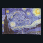 Vincent Van Gogh Sterrennacht  Fine Art Kussensloop<br><div class="desc">Vincent van Gogh Sterrennacht Fine Art Painting Sterrennacht is een schilderij van de Nederlandse postpressionist Vincent van Gogh. De blauwe nachtelijke hemel is gevuld met ronddraaiende wolken, sterren en een heldere halve maan. De Sterrennacht is de enige nocturne in de reeks uitzichten uit zijn slaapkamerraam. Beweging: Post-Impressionisme. Prachtige artistieke decoratieve...</div>
