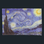 Vincent Van Gogh Sterrennacht  Fine Art Kussensloop<br><div class="desc">Vincent van Gogh Sterrennacht Fine Art Painting Sterrennacht is een schilderij van de Nederlandse postpressionist Vincent van Gogh. De blauwe nachtelijke hemel is gevuld met ronddraaiende wolken, sterren en een heldere halve maan. De Sterrennacht is de enige nocturne in de reeks uitzichten uit zijn slaapkamerraam. Beweging: Post-Impressionisme. Prachtige artistieke decoratieve...</div>