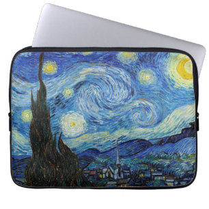 Vincent Van Gogh Sterrennacht  Fine Art Laptop Sleeve