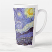 Vincent Van Gogh Sterrennacht  Fine Art Latte Mok (Rechts)