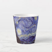 Vincent Van Gogh Sterrennacht  Fine Art Latte Mok (Voorkant)