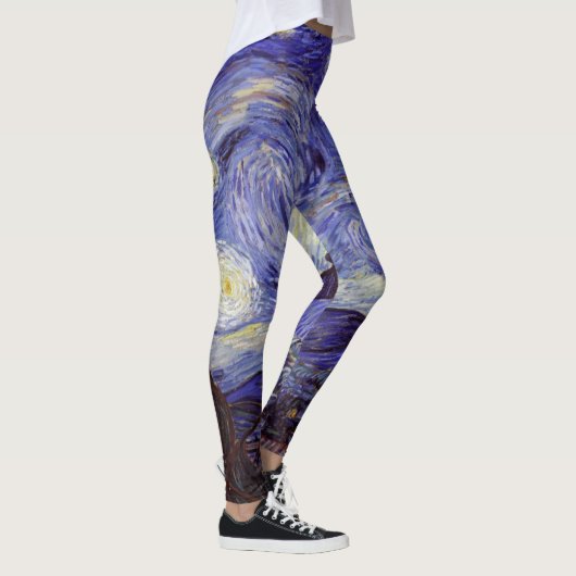 Vincent Van Gogh Sterrennacht  Fine Art Leggings (Rechts)