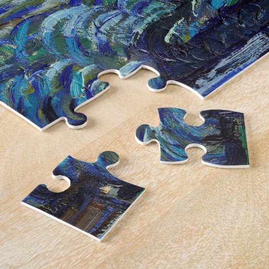 Vincent Van Gogh Sterrennacht  Fine Art Legpuzzel (Zijkant)