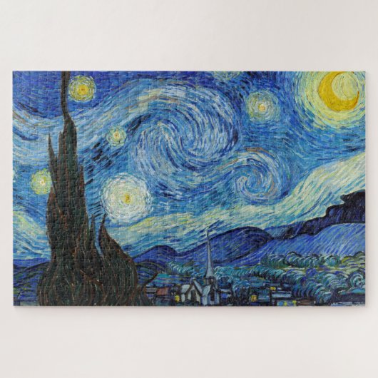 Vincent Van Gogh Sterrennacht  Fine Art Legpuzzel (Horizontaal)