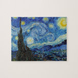 Vincent Van Gogh Sterrennacht  Fine Art Legpuzzel<br><div class="desc">Vincent Van Gogh Sterrennacht  Fine Art Jigzaag Puzzle.</div>