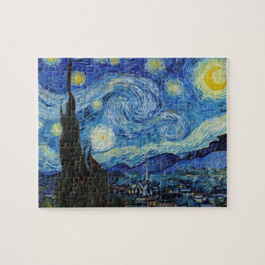 Vincent Van Gogh Sterrennacht  Fine Art Legpuzzel (Horizontaal)