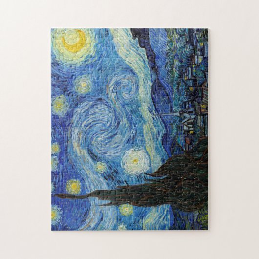 Vincent Van Gogh Sterrennacht  Fine Art Legpuzzel (Verticaal)