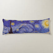 Vincent Van Gogh Sterrennacht  Fine Art Lichaamskussen (Achterkant)
