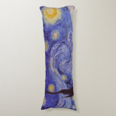 Vincent Van Gogh Sterrennacht  Fine Art Lichaamskussen (Voorkant Verticaal)