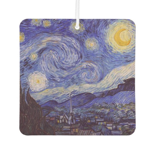 Vincent Van Gogh Sterrennacht  Fine Art Luchtverfrisser (Voorkant)