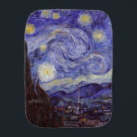 Vincent Van Gogh Sterrennacht  Fine Art Monddoekje<br><div class="desc">Vincent van Gogh Sterrennacht Fine Art Painting Sterrennacht is een schilderij van de Nederlandse postpressionist Vincent van Gogh. De blauwe nachtelijke hemel is gevuld met ronddraaiende wolken, sterren en een heldere halve maan. De Sterrennacht is de enige nocturne in de reeks uitzichten uit zijn slaapkamerraam. Beweging: Post-Impressionisme. Prachtige artistieke decoratieve...</div>