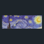 Vincent Van Gogh Sterrennacht  Fine Art Naambadge<br><div class="desc">Vincent van Gogh Sterrennacht Fine Art Painting Sterrennacht is een schilderij van de Nederlandse postpressionist Vincent van Gogh. De blauwe nachtelijke hemel is gevuld met ronddraaiende wolken, sterren en een heldere halve maan. De Sterrennacht is de enige nocturne in de reeks uitzichten uit zijn slaapkamerraam. Beweging: Post-Impressionisme. Prachtige artistieke decoratieve...</div>