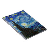 Vincent Van Gogh Sterrennacht  Fine Art Notitieboek (Rechterzijde)