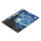 Vincent Van Gogh Sterrennacht  Fine Art Notitieboek (Linkerzijde)