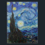 Vincent Van Gogh Sterrennacht  Fine Art Notitieboek<br><div class="desc">Vincent Van Gogh Sterrennacht  Fine Art Notitieboek</div>