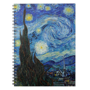 Vincent Van Gogh Sterrennacht  Fine Art Notitieboek
