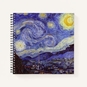 Vincent Van Gogh Sterrennacht  Fine Art Notitieboek