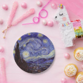 Vincent Van Gogh Sterrennacht Fine Art Papieren Bordje (Feest)