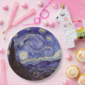 Vincent Van Gogh Sterrennacht  Fine Art Papieren Bordje (Feest)