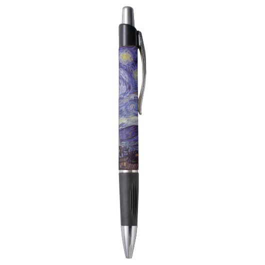 Vincent Van Gogh Sterrennacht Fine Art Pen (Achterkant (Verticaal))