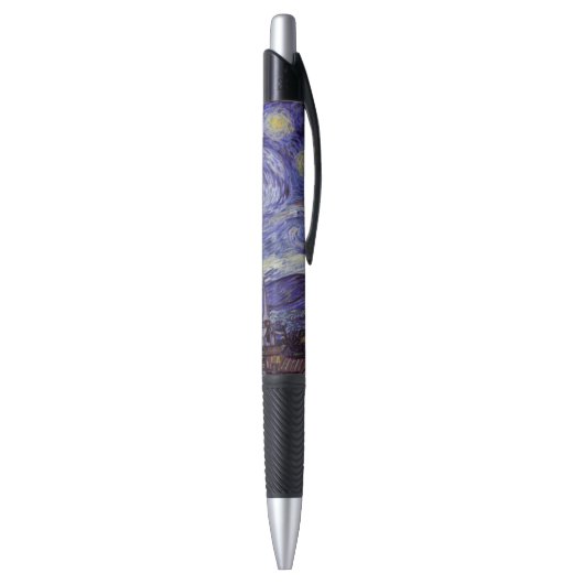 Vincent Van Gogh Sterrennacht  Fine Art Pen (Achterkant (Verticaal))
