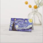 Vincent Van Gogh Sterrennacht  Fine Art Plaatskaartje<br><div class="desc">Vincent van Gogh Sterrennacht Fine Art Painting Sterrennacht is een schilderij van de Nederlandse postpressionist Vincent van Gogh. De blauwe nachtelijke hemel is gevuld met ronddraaiende wolken, sterren en een heldere halve maan. De Sterrennacht is de enige nocturne in de reeks uitzichten uit zijn slaapkamerraam. Beweging: Post-Impressionisme. Prachtige artistieke decoratieve...</div>