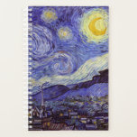 Vincent Van Gogh Sterrennacht  Fine Art Planner<br><div class="desc">Vincent van Gogh Sterrennacht Fine Art Painting Sterrennacht is een schilderij van de Nederlandse postpressionist Vincent van Gogh. De blauwe nachtelijke hemel is gevuld met ronddraaiende wolken, sterren en een heldere halve maan. De Sterrennacht is de enige nocturne in de reeks uitzichten uit zijn slaapkamerraam. Beweging: Post-Impressionisme. Prachtige artistieke decoratieve...</div>