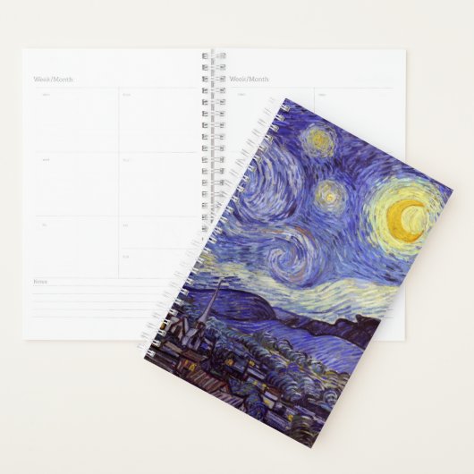 Vincent Van Gogh Sterrennacht  Fine Art Planner (Display)