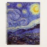 Vincent Van Gogh Sterrennacht  Fine Art Planner<br><div class="desc">Vincent van Gogh Sterrennacht Fine Art Painting Sterrennacht is een schilderij van de Nederlandse postpressionist Vincent van Gogh. De blauwe nachtelijke hemel is gevuld met ronddraaiende wolken, sterren en een heldere halve maan. De Sterrennacht is de enige nocturne in de reeks uitzichten uit zijn slaapkamerraam. Beweging: Post-Impressionisme. Prachtige artistieke decoratieve...</div>