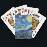 Vincent Van Gogh Sterrennacht  Fine Art Pokerkaarten<br><div class="desc">Vincent Van Gogh Sterrennacht  Fine Art-speelkaart</div>