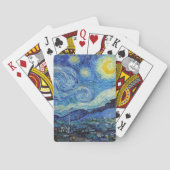 Vincent Van Gogh Sterrennacht  Fine Art Pokerkaarten (Achterkant)
