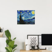 Vincent Van Gogh Sterrennacht  Fine Art Poster (Thuiskantoor)
