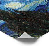 Vincent Van Gogh Sterrennacht  Fine Art Poster (Hoek)