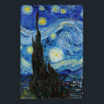 Vincent Van Gogh Sterrennacht  Fine Art Poster<br><div class="desc">Vincent Van Gogh Sterrennacht  Fine Art Poster</div>