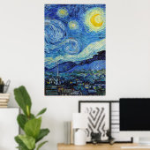 Vincent Van Gogh Sterrennacht  Fine Art Poster (Thuiskantoor)