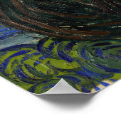 Vincent Van Gogh Sterrennacht  Fine Art Poster (Hoek)