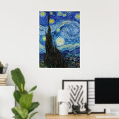 Vincent Van Gogh Sterrennacht  Fine Art Poster (Thuiskantoor)